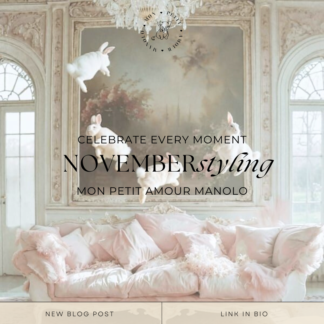 November Style: Celebrate Every Moment with Mon Petit Amour Manolo