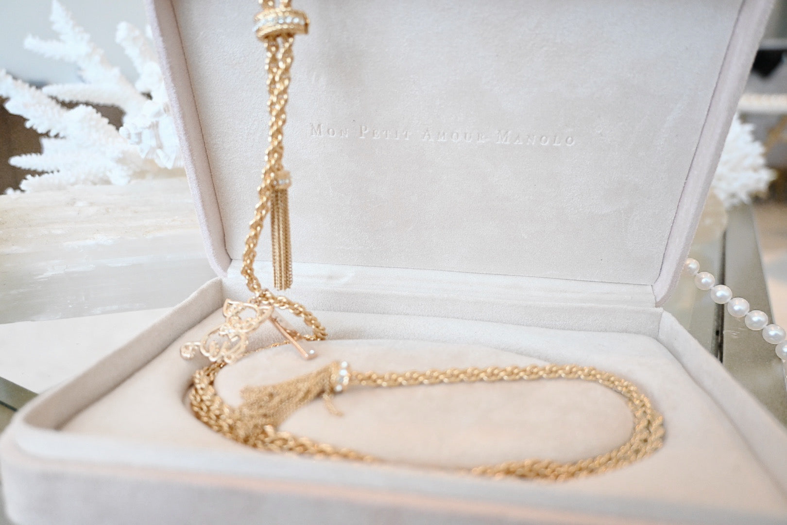 The Gold String of Love leash